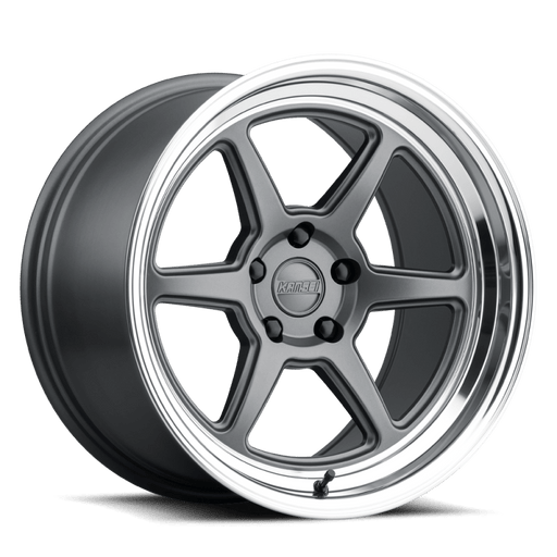 Kansei K14G Roku 18x9.5in Blank BP 38mm Offset 66.56mm Bore Grey - Lunaticsco