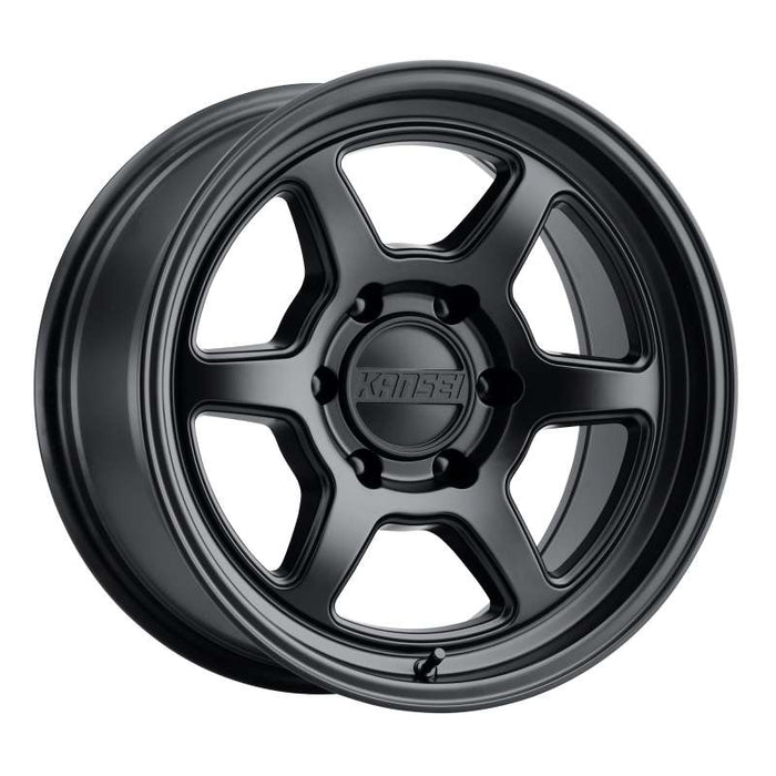 Kansei K14MB Roku 17x8.5in 5x139.7 BP 0mm Offset 106.5mm Bore Matte Black - Lunaticsco