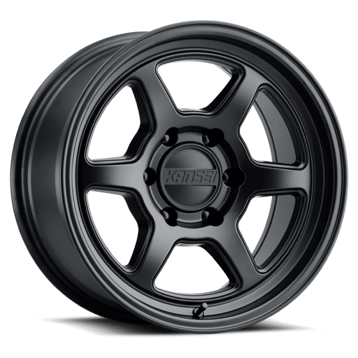 Kansei K14MB Roku 17x8.5in 6x139.7 BP -10mm Offset 106.1mm Bore Matte Black - Lunaticsco