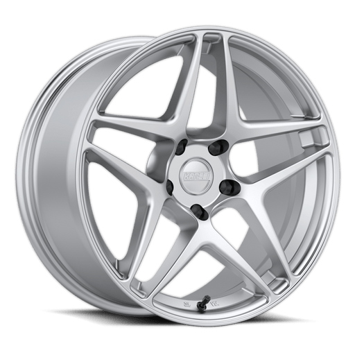 Kansei K15H Astro 18x9.5in / 5x100 BP / 22mm Offset / 73.1mm Bore - Hyper Silver Wheel - Lunaticsco