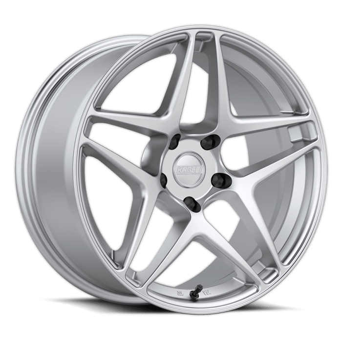 Kansei K15H Astro 19x10.5in 5x114.3 BP 22mm Offset 73.1mm Bore Hyper Silver - Lunaticsco