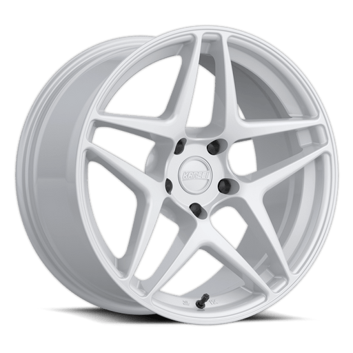 Kansei K15W Astro 18x10.5in / 5x100 BP / 12mm Offset / 73.1mm Bore - Gloss White Wheel - Lunaticsco