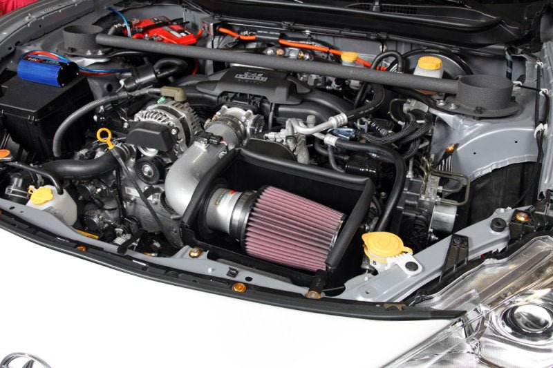 K&N 13 Subaru BRZ 2.0L / 13 Scion FR - S 2.0L Silver 69 Series Typhoon Intake - Lunaticsco