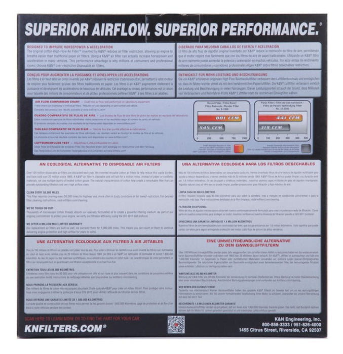 K&N High - Flow Drop In Air Filter Lexus IS300 2001 - 2005 - Lunaticsco