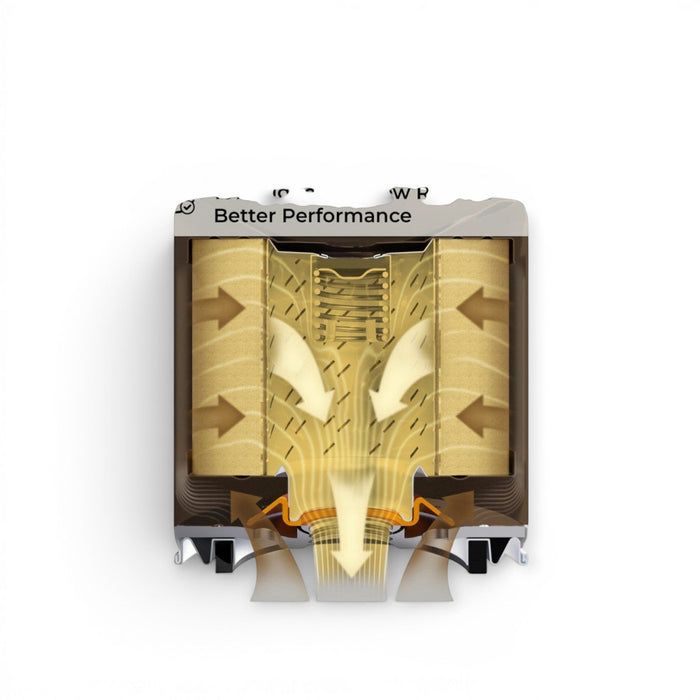 K&N Performance Gold Oil Filter, Universal Fitment (HP-2009) - Lunaticsco