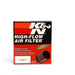 K&N Round Tapered Universal Air Filter, 2-3/4in Flange ID x 6in Base OD x 5in Top OD x 5-1/2in Height - Lunaticsco