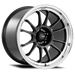 Konig Hypergram 17x8 5x114.3 ET35 Metallic Carbon w/ Machined Lip - Lunaticsco