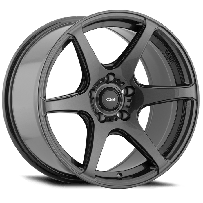 Konig Tandem 17x8 5x114.3 ET35 Gloss Graphite - Lunaticsco