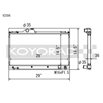 Koyo Radiator Lexus IS300 (MT) 01-05 - Lunaticsco