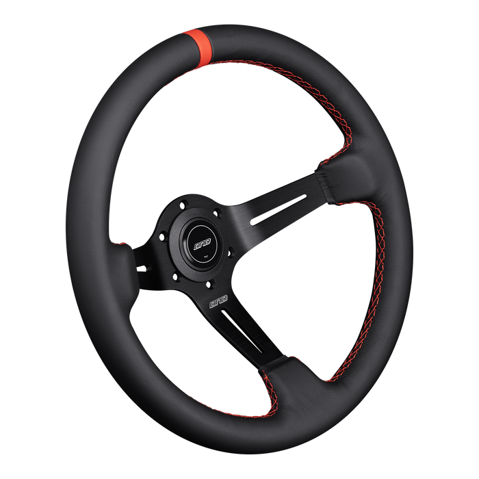 DND Performance Leather Steering Wheel 350mm 75mm Deep