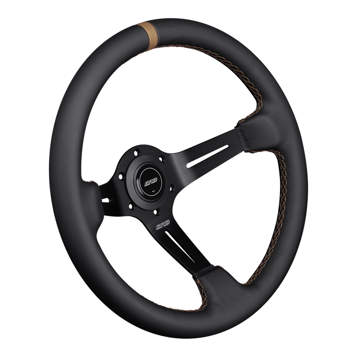 DND Performance Leather Steering Wheel 350mm 75mm Deep