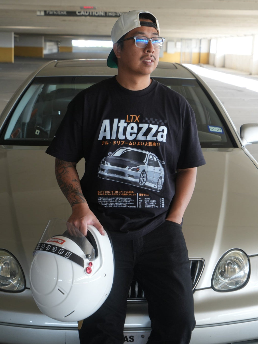 LTX Garage Altezza Drift Magazine Heavy Weigh T-Shirt - Lunaticsco