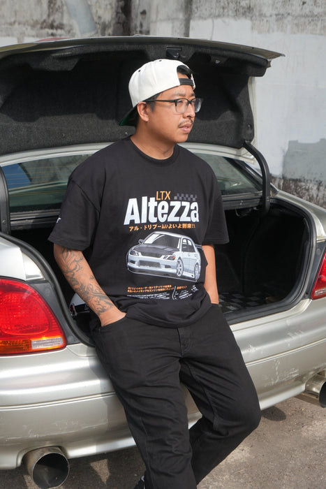 LTX Garage Altezza Drift Magazine Heavy Weigh T-Shirt - Lunaticsco