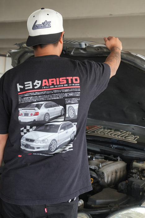 LTX Garage Toyota Aristo | Lexus GS Heavy Weight T-Shirt - Lunaticsco