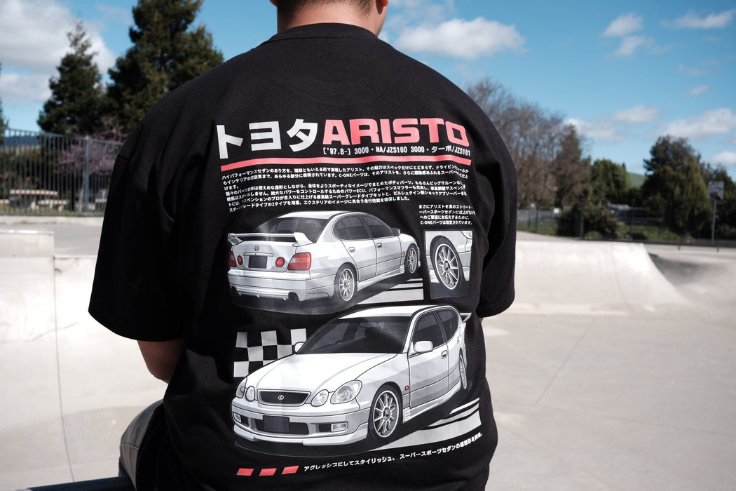 LTX Garage Toyota Aristo | Lexus GS Heavy Weight T-Shirt - Lunaticsco