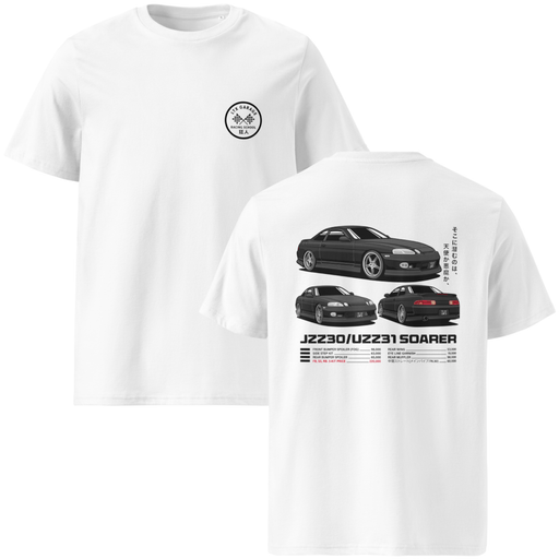 LTX Garage Toyota Soarer JDM Magazine Heavyweight T-Shirt - Lunaticsco