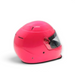LunaticsCo RaceQuip PRO25 hot pink full face racing helmet with Snell SA2025 certification and clear visor