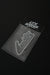 Lunatics Font Logo Black Ice Hanging Air Freshener - Lunaticsco