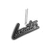 Lunatics Font Logo Black Ice Hanging Air Freshener - Lunaticsco