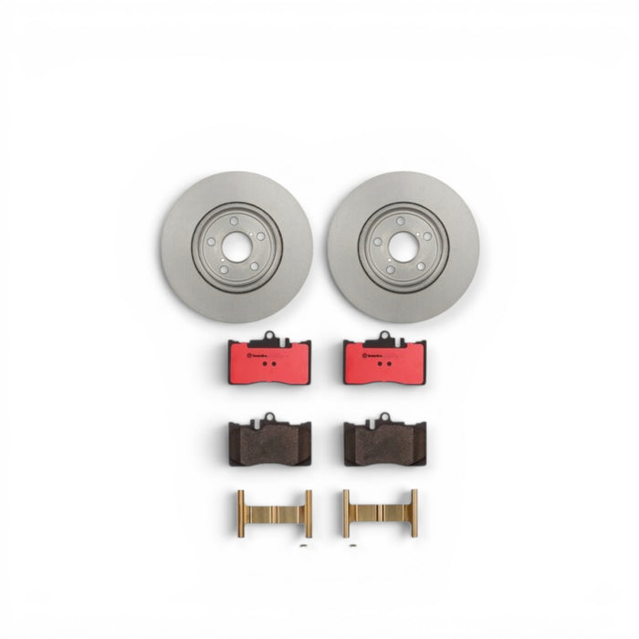 Lunaticsco Brembo OE ceramic disc brake kit with high carbon cast iron rotors and pads for Lexus LS430