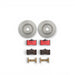 Lunaticsco Brembo OE ceramic disc brake kit with high carbon cast iron rotors and pads for Lexus LS430