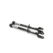 Lunaticsco Circuit Werks adjustable rear lower control arms for Toyota Cressida MX83 and JZX81 in black finish