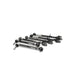 Lunaticsco Circuit Werks adjustable rear racing arm kit for Toyota Cressida, featuring black metal suspension links.