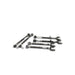 Lunaticsco Circuit Werks adjustable rear racing arm kit for Toyota Cressida MX83 and JZX81 in black finish