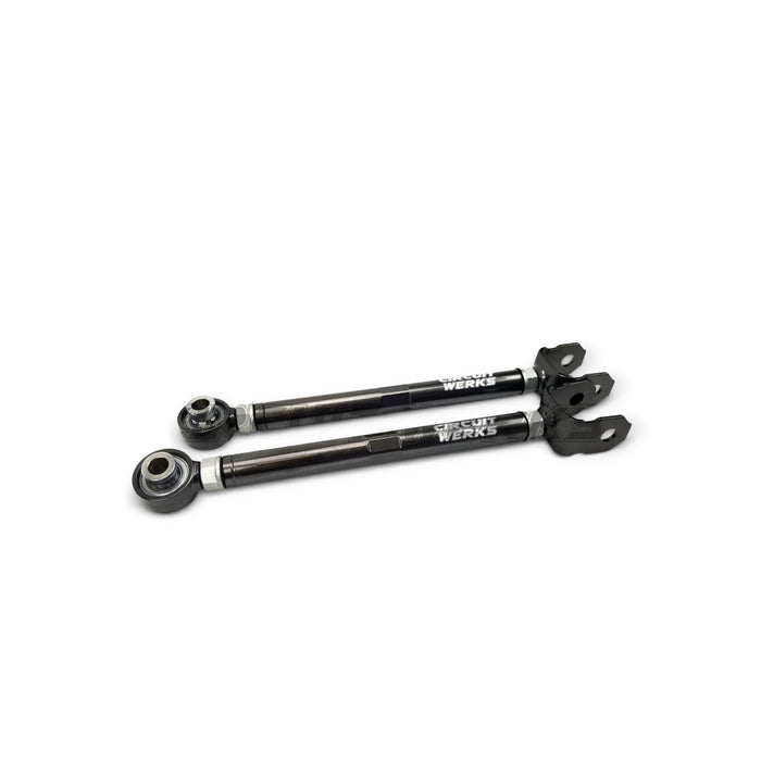 Lunaticsco Circuit Werks adjustable rear trailing arms for Toyota Cressida MX83 and JZX81 with spherical bushings