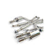 Lunaticsco Circuit Werks polished stainless steel headers-back exhaust system for Lexus GS F with resonated mid-pipes