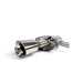 Lunaticsco Circuit Werks polished stainless steel mufflered axle-back exhaust for Lexus GS F with 90mm exhaust tip