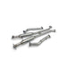 Lunaticsco Circuit Werks resonated stainless steel mid-pipe exhaust system for Lexus GS F with 60mm piping