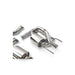 Lunaticsco Circuit Werks polished stainless steel axle-back exhaust system for Lexus IS F with mufflers and Y-pipe
