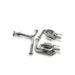 Lunaticsco Circuit Werks stainless steel cat-back exhaust system for Lexus IS F with mid-pipe, Y-pipe, and mufflers.