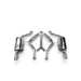 Lunaticsco Circuit Werks dual cat-back exhaust system for Lexus SC300 with polished thick-wall tips and stainless steel piping