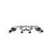 Lunaticsco Circuit Werks dual cat-back exhaust system for Lexus SC300 with polished thick-wall tips and piping.