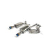 Lunaticsco Circuit Werks dual cat-back exhaust system for Lexus SC300 with burnt thick-wall polished tips