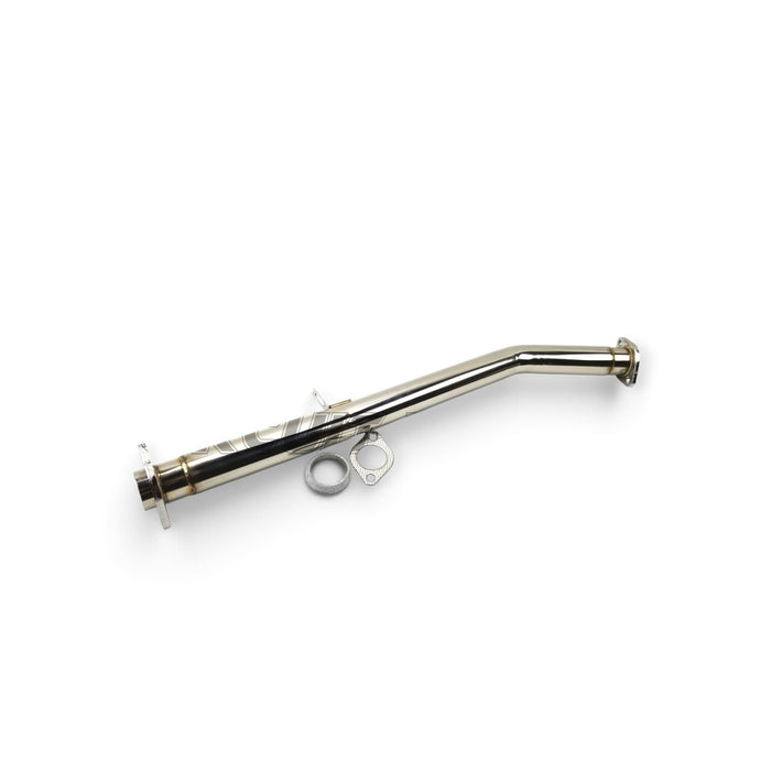Lunaticsco Circuit Werks stainless steel straight front pipe for manual transmission 86 and BRZ models with gaskets.