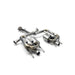 Lunaticsco Circuit Werks titanium axle-back exhaust system for Lexus IS F featuring a 70mm Y-pipe and dual mufflers.