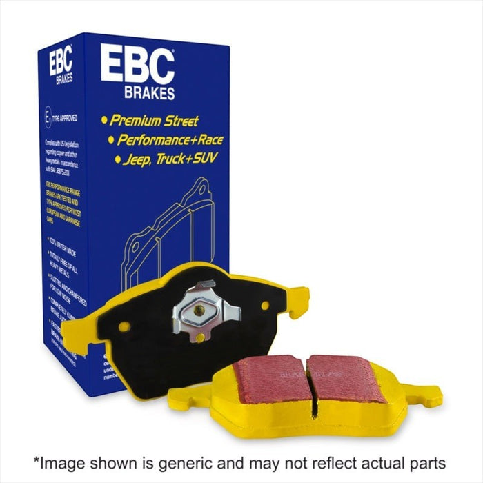 Lunaticsco EBC Yellowstuff high-friction aramid fiber rear brake pads for Lexus and Toyota performance street driving