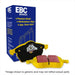Lunaticsco EBC Yellowstuff high-friction aramid fiber rear brake pads for Lexus and Toyota performance street driving