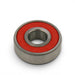Lunaticsco Exedy replacement pilot bearing with a metallic finish and red seal for Toyota, Lexus, and Scion vehicles.