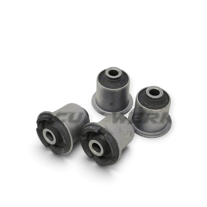 Lunaticsco Circuit Werks hardened rubber front upper control arm bushings for Lexus IS and GS models.