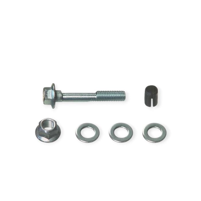 Lunaticsco MOOG front lower strut and rear cam bolt kit with metal hardware for vehicle alignment adjustment