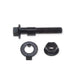 Lunaticsco MOOG cam bolt kit for Toyota and Lexus alignment, featuring a black steel bolt, washer, and locking nut.