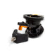 Lunaticsco NRG black aluminum steering wheel quick tilt system with locking mechanism and key