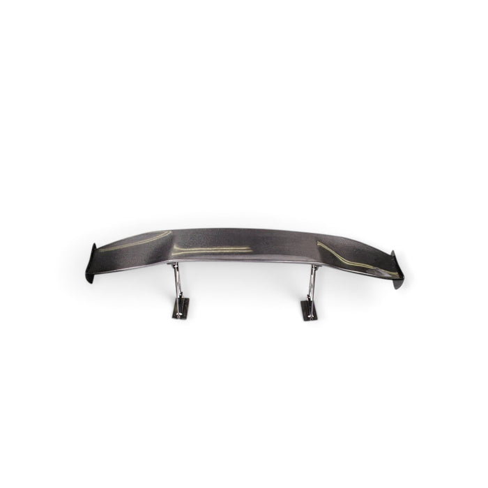 Lunaticsco NRG 69-inch carbon fiber universal spoiler with branded end plates and metallic mounting brackets