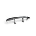 Lunaticsco NRG chopped carbon fiber universal spoiler with a short blade design and black mounting brackets.