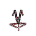 Lunaticsco NRG 5-point racing harness in pink camo with heavy-duty latch link buckle and 3-inch polyester straps.