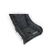 Lunaticsco NRG PRISMA black Alcantara racing bucket seat with harness slots and Prisma embroidery